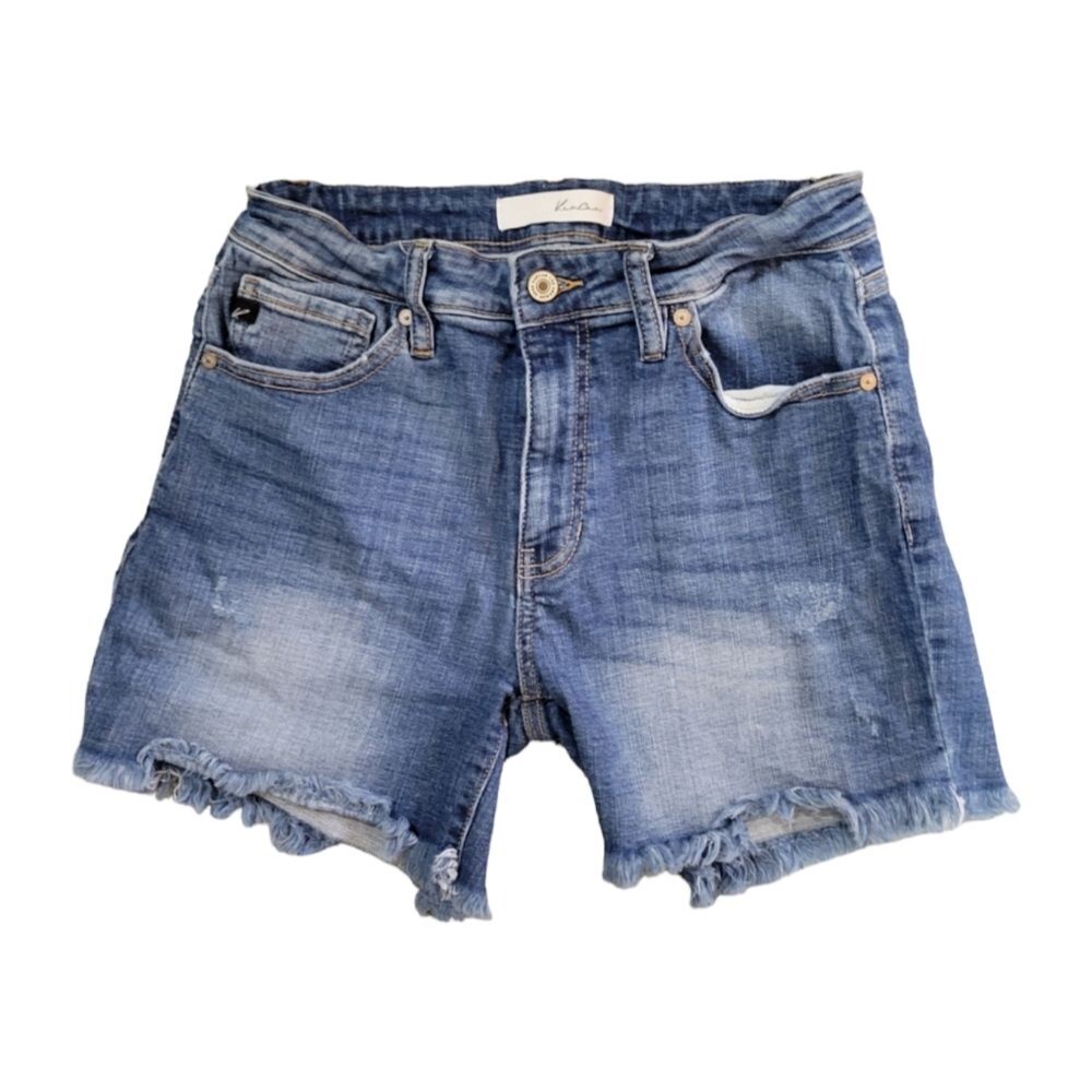 KanCan Denim High Rise Cut Off Shorts Size Large